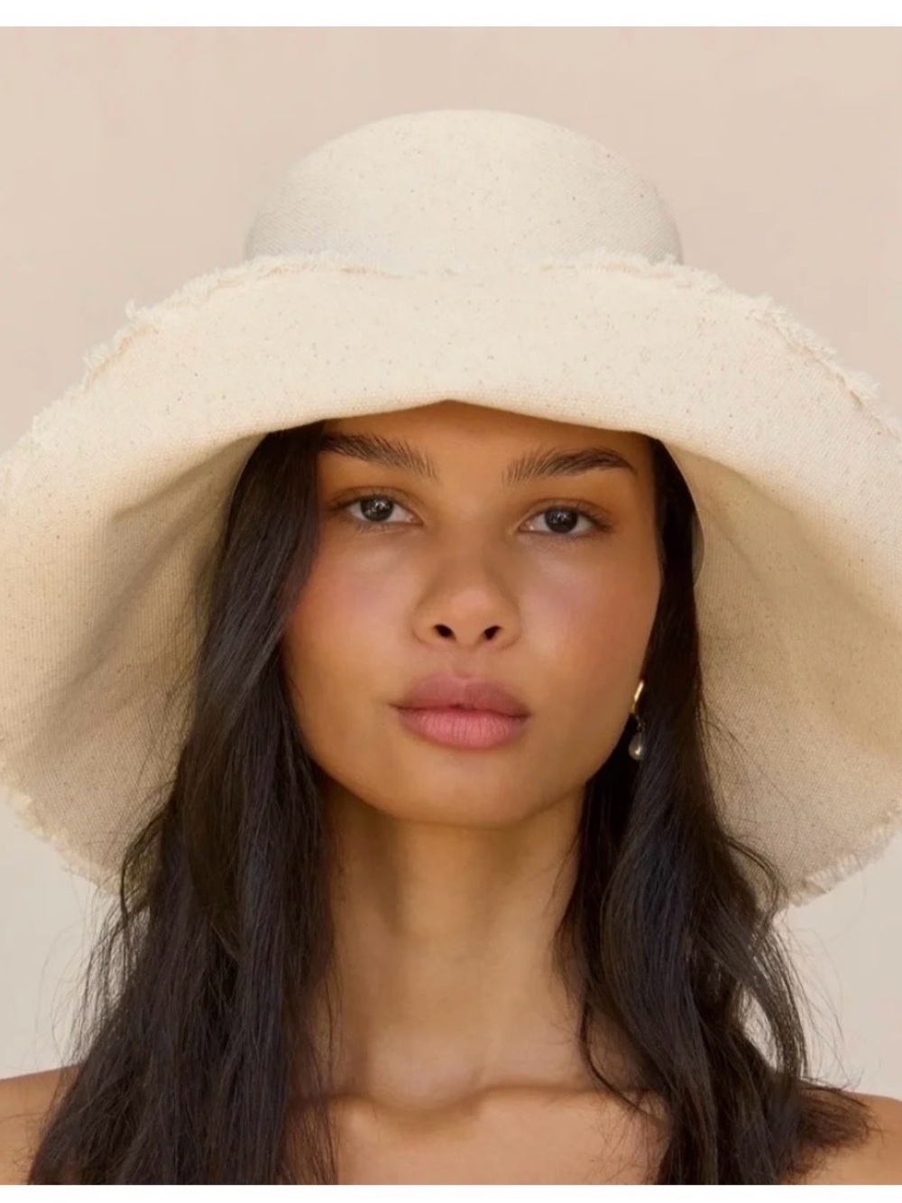 Cult Gaia Juliana Wide Brim Raffia Sun Hat in Natural